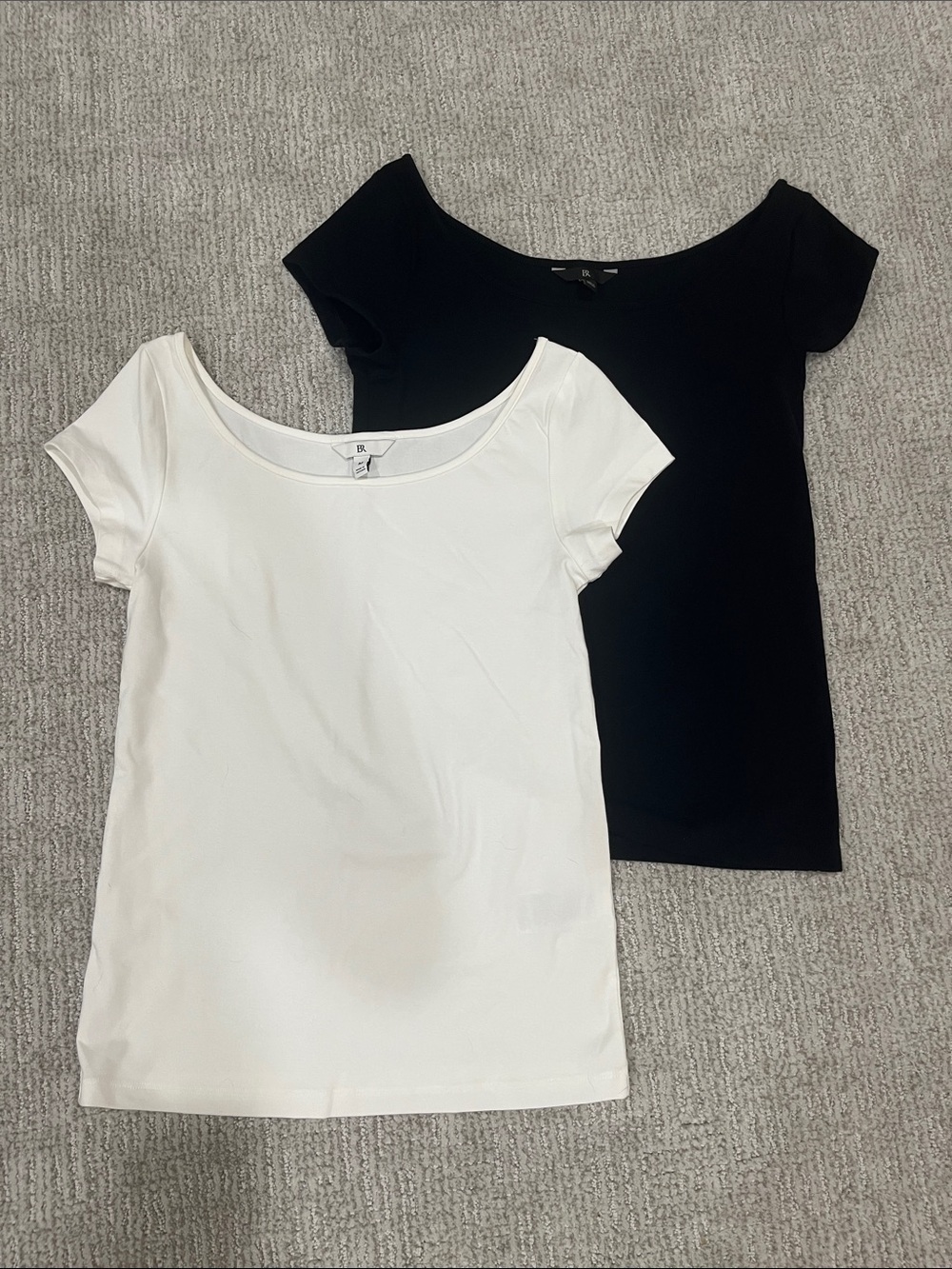 Banana Republic Short Sleeve Tees- Black and White